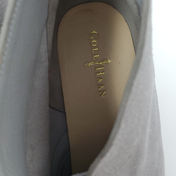 COLE HAAN- Suede Wedge Booties- Women's- Size 6.5B - Picture 12 of 13